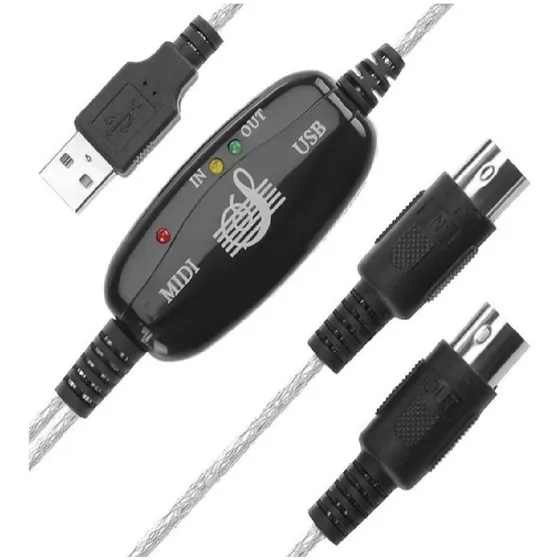 Cable Piano Midi A Usb Música Pc Laptop Tienda Física