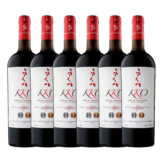 Vino Chocolate Kko 750ml X 6 Unidades