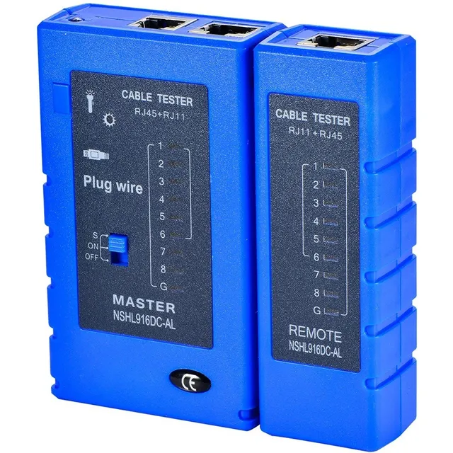 Tester Para Cable De Red Utp Rj45 Rj11 Cat5e Cat6 Micro Usb 