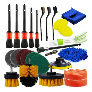 Kit De Limpieza De Coche Con Cepillo De Taladro Eléctrico De Kit De Limpieza De Coche Con Cepillo De Taladro Eléctrico De