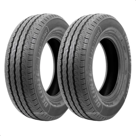 Kit 2 Pneu Sprinter 225/75r16c 121/120s Dv2 10 Lonas Delinte