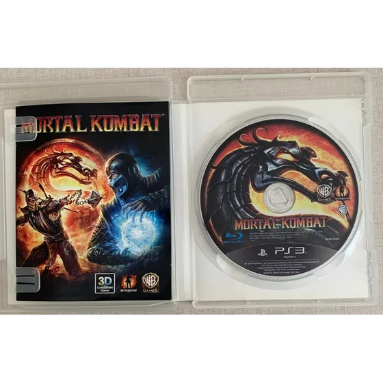 Mortal Kombat Ps3 Jogo Completo 100% Original De Época