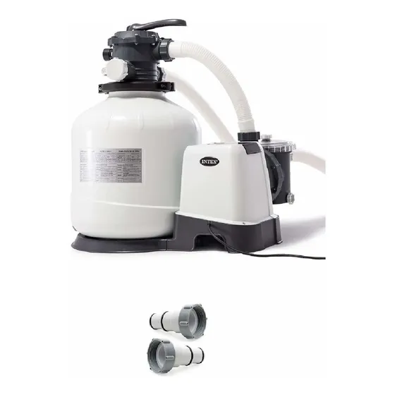 Intex Bomba Filtro Arena Para Piscina Temporizador Adaptador