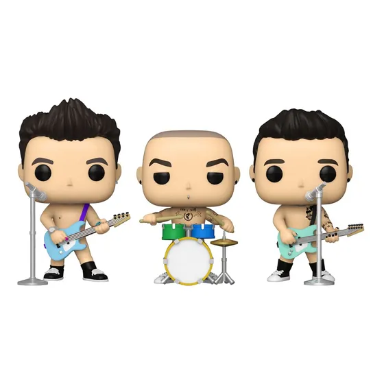 Figura De Colección Funko Pop! Rocks Blink-182, Paquete De 3