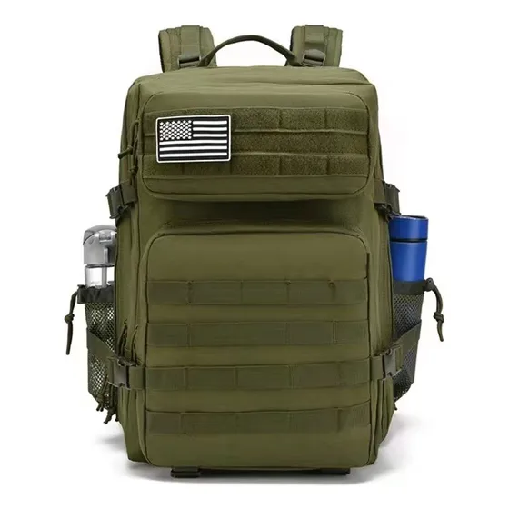 Bolso Morral Mochila Táctico Con Bolsillos Crossfit Gym 45l