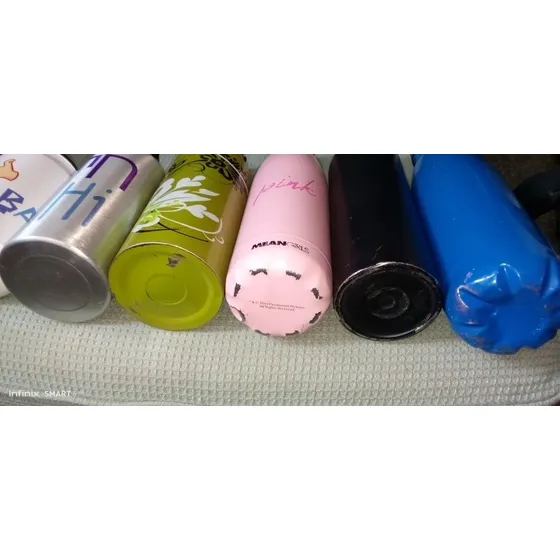 Termo Metalizados Agua Decorativos Usados.. 5 Vrds