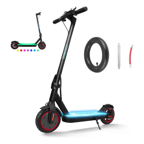 Honey Whale S2-V2 Color Negro Scooter Eléctrico Plegable 500w Velocidad Máxima De 30km/h Con Luz Led En 4 Colores Honeywhale Patin electrico Honey Whale S2-V2 Color Negro Scooter Eléctrico Plegable 500w Velocidad Máxima De 30km/h Con Luz Led En 4 Colores Honeywhale Patin electrico