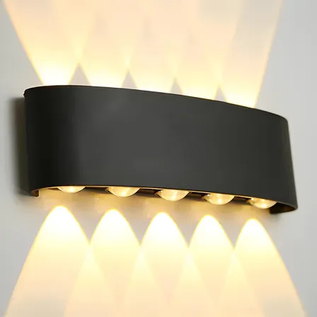 Lámpara De Pared Moderna Led 10w Para Exteriores Impermeable