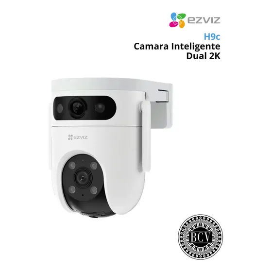 Cámara Wifi Ezviz 2k Doble Lente Rotación Interior/exterior