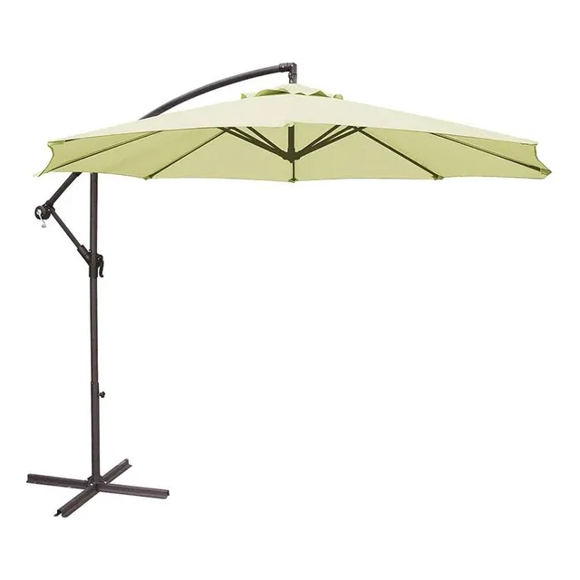 Parasol Elegante Poliester Exterior 2,35m Sin Luz De Jardín