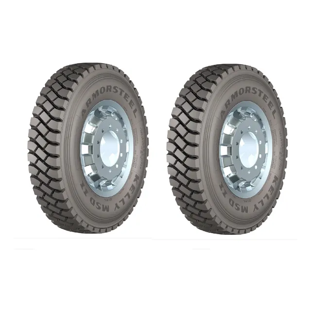 Paquete 2 Llantas 11r22.5 Kelly Armorsteel Msd Ii 146/143k