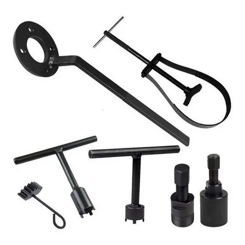 Kit Chave Castelo 125/150 + Fixador + Cinta + Saca Magneto