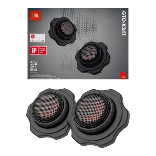 Tweeter Jbl Model Gto X34t 3/4 polegadas e 50 watts Rms, cor preta