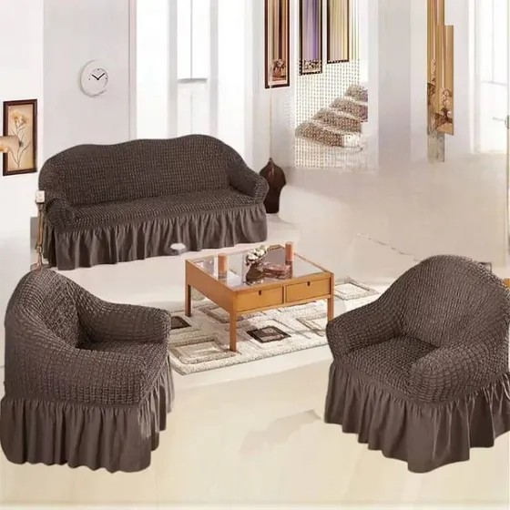 Forro Para Muebles Sofa Ajustable Set 3