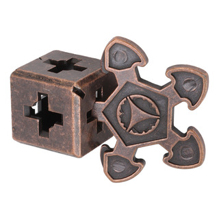 Puzle De Metal Con Candado En 3d, Educativo, Vintage, Portát Puzle De Metal Con Candado En 3d, Educativo, Vintage, Portát