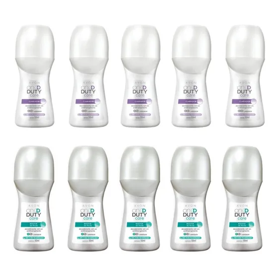 Rolon On Duty Avon Feminino E Masculino Kit Com 10 Unidades