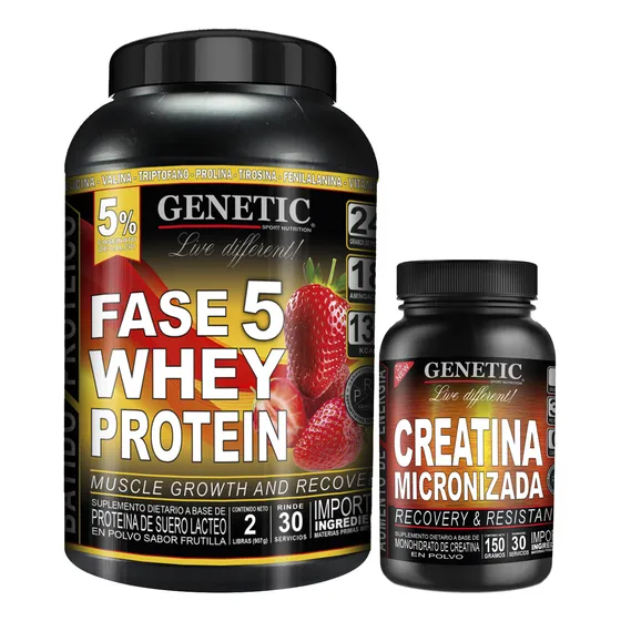 Definición Whey Protein F5 Creatina Micronizada Genetic