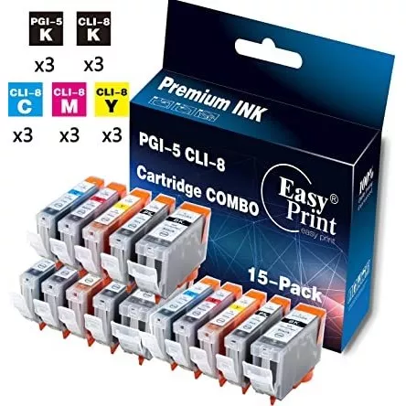 15-pack (3x Grande Bk + 3x Pequeño Bk + 3x 3x + Cyan Magenta