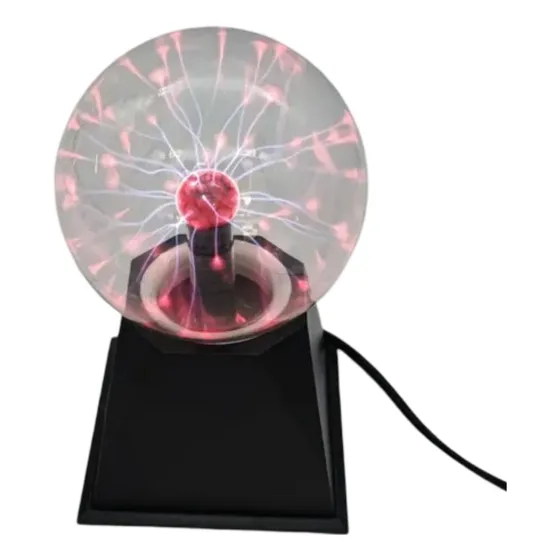 Lampara De Plasma, Sobremesa, Tipo Tesla, Con Rayos