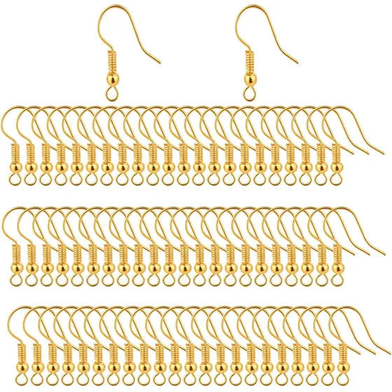 Ganchos Para Aros Bisutería Artesanías 100 Unds (50 Pares)