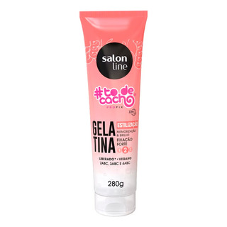 Salon Line Gelatina Fijación Fuerte Gel Peinado Pelo 280gr Salon Line Gelatina Fijación Fuerte Gel Peinado Pelo 280gr