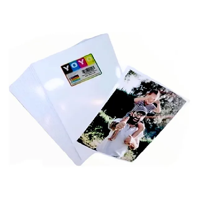 50 Paq Papel Fotografico Glossy Tamaño Carta 260grs Yoyo Blanco