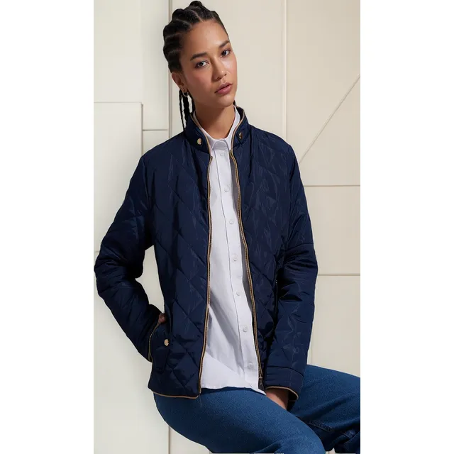 Chaqueta Mujer Ostu  Azul Poliéster 40080151-51
