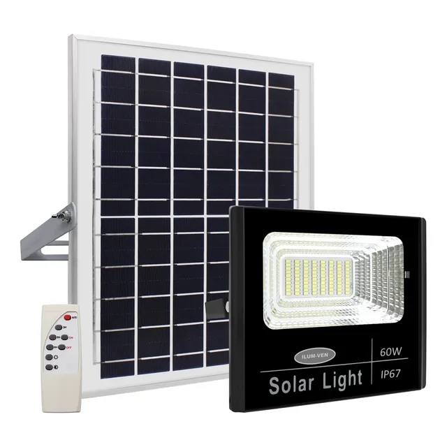 Reflector Con Panel Solar 60w Ilum-ven / Mayor Y Detal /
