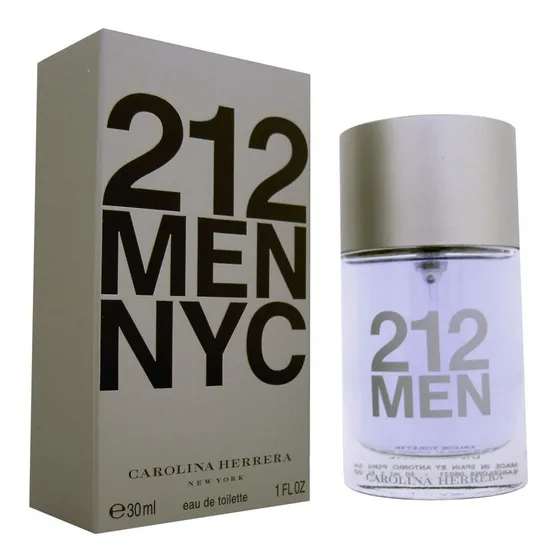 Perfume 212 Men Nyc By Carolina Herrera Edt 30ml - Jsaúl