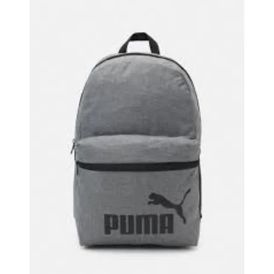 Mochila Puma Phase Backpack Iii, Unisex, Gris Diseño De La Tela Lisa