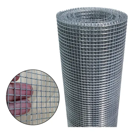 Tela Soldada 6,35mm Proteção Viveiro Alvenaria 5,00 X 1,00m Cor Galvanizado