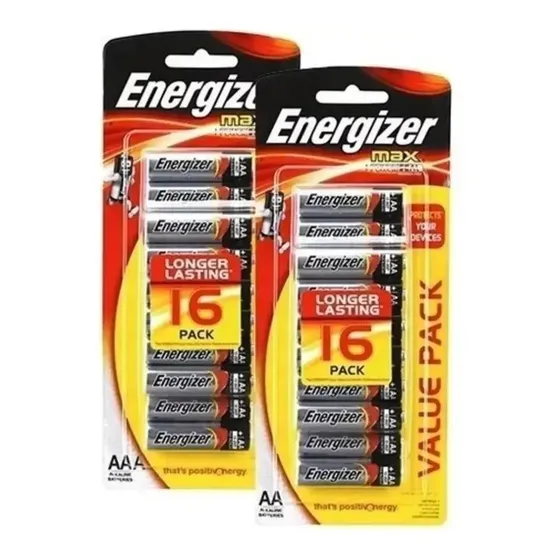Pilas Alcalinas Energizer Aaa X 16 Super Oferta!! Febo | Cuotas sin interés