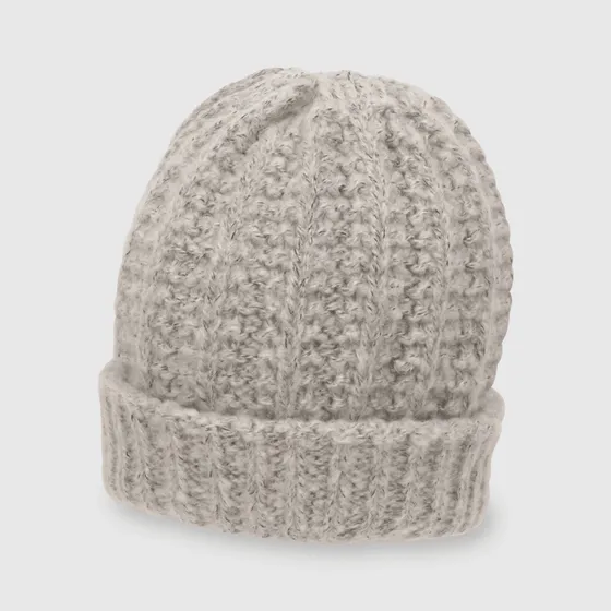 Gorro De Niña De Lana Gris (2 A 12 Años) Colloky