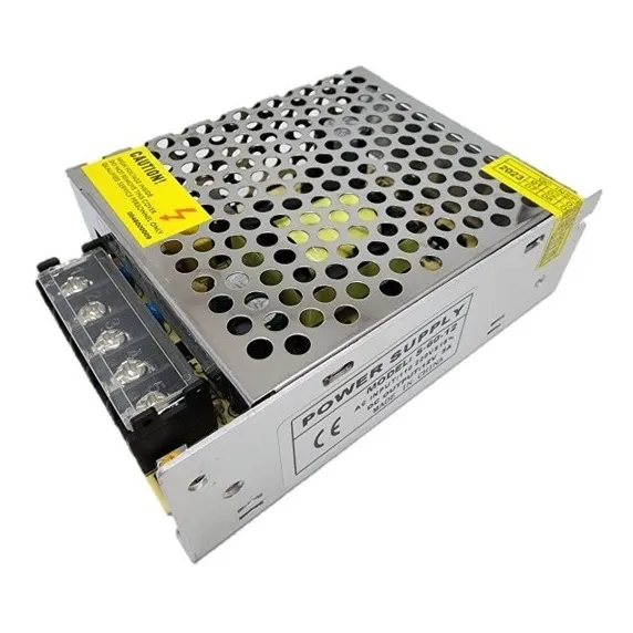 Transformador Fuente Poder Driver 12v 5a 60w Cctv Led
