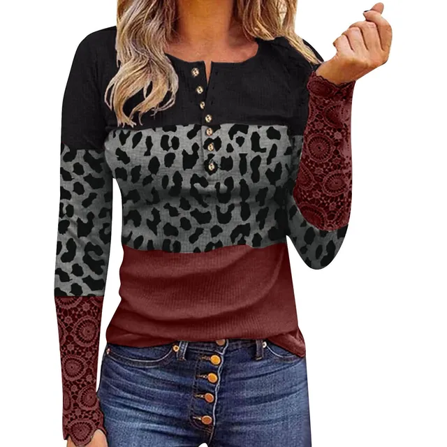 Shusuen 2022 Otoño Invierno Blusa Manga Larga Para Mujer Top