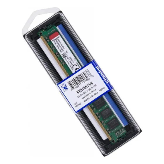 Memória Ram Kingston 8gb Ddr3 1600mhz Pc312800 Kvr16n11/8 Pc