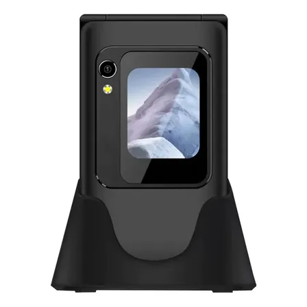 Telefono Senior Adulto Mayor Almeja 4g Negro Negro