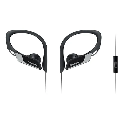 Auricular Panasonic Con Microfonorp-hs35mpp-k Negro Con Gris