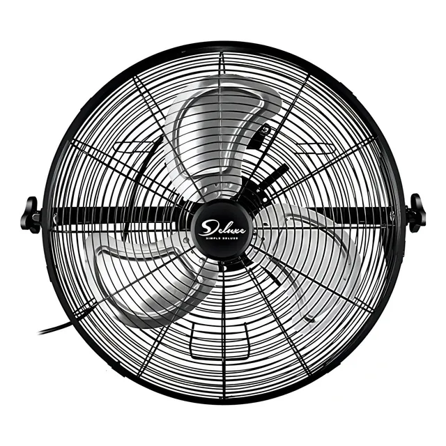 Ventilador Industrial De Pared 20pul(50.8cm),trabajo Duro Cantidad de aspas 3 Color de la estructura Negro Color de las aspas Plateado Diámetro 51 cm Frecuencia 60 Material de las aspas Metal