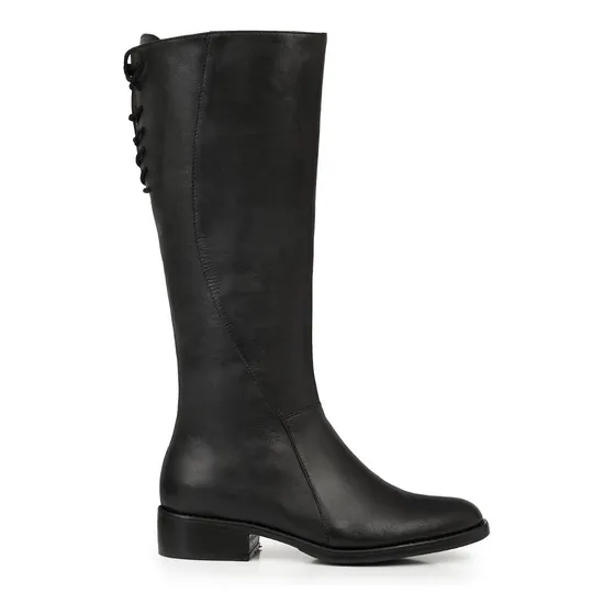 Bota Cuero Mujer Caña Alta Briganti Zapato - Mcbo24470