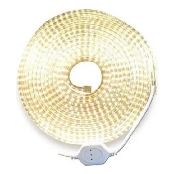 Manguera Led 10 Mts Luz Calida Exterior Interior Clavija