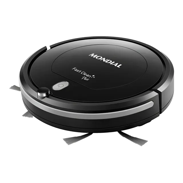 Aspirador De Pó Robô Fast Clean Rb-03 Mondial Cor Preto