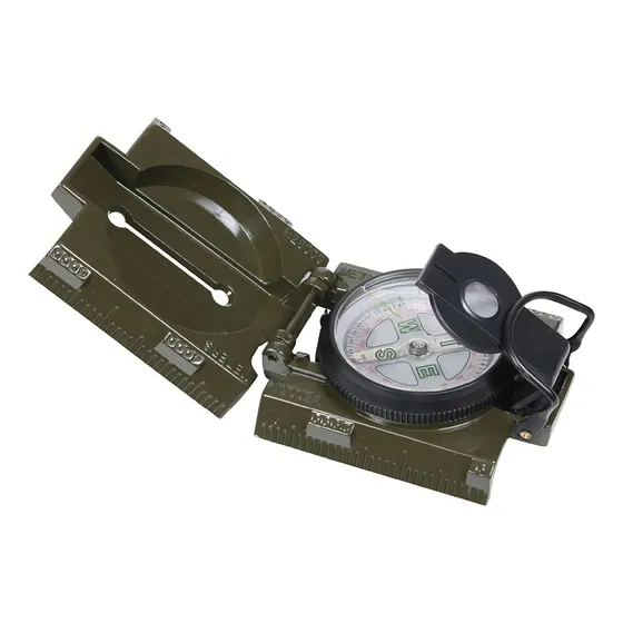 Brujula Militar Metálica Waterdog Supervivencia Dc45-2a Color Verde Militar