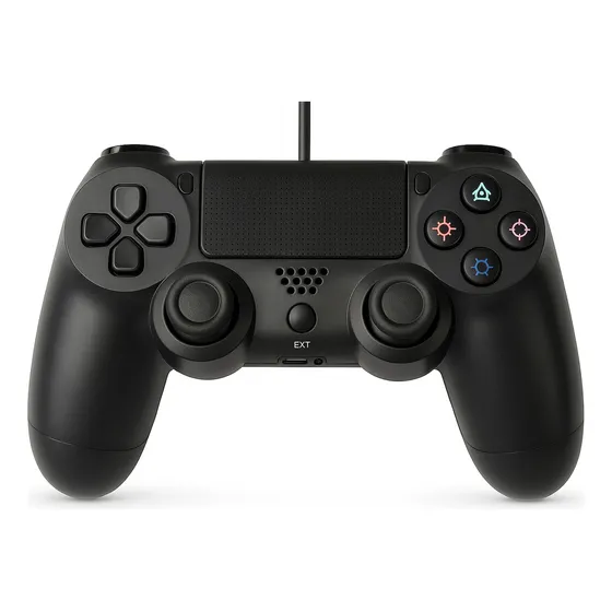 Joystick Compatible Ps4 Play4 Inalámbrico Alternativo Color Negro