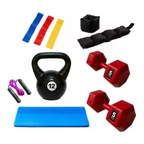 Kit Bandas X 3 Unidades, Par De Tobillera De 3 Kilos, Mancue