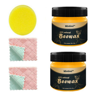 Cera De Abejas Pulidora Para El Cuidado De Muebles De 2 Piez Cera De Abejas Pulidora Para El Cuidado De Muebles De 2 Piez
