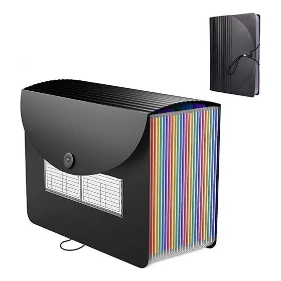 . Carpeta Archivadora Acordeón Portátil Con 24 Bolsillos
