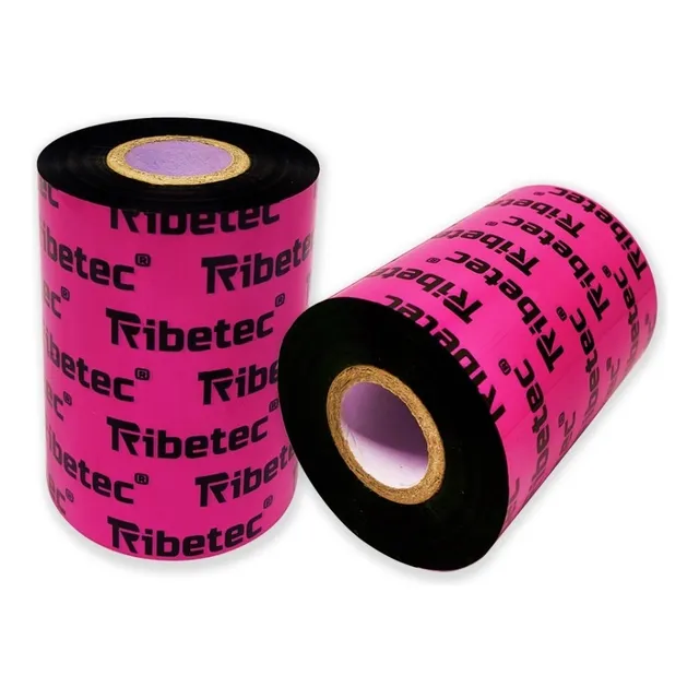 24 Ribbon De Cera 80x300 Mts Para Impresora De Etiquetas C1