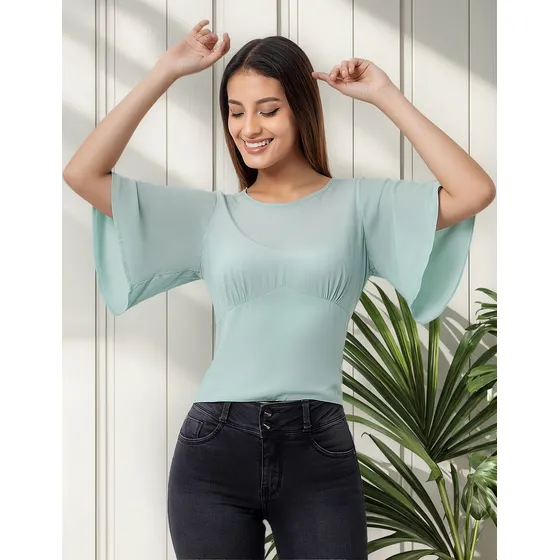 Blusas Blusas Popelina Azaily Mujer