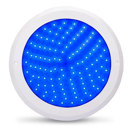 Lampara Rgb Extra Plana De 23 Cm Para Piscinas 12v Dc 35w